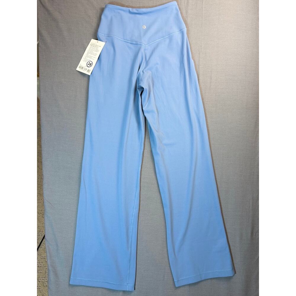 Lululemon NWT Align High-Rise Wide-Leg Pant 31" Size 4 Utility Blue